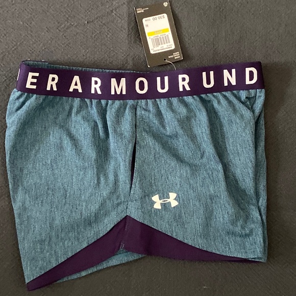 Under Armour Blue and Purple Shorts - Picture 4 of 5